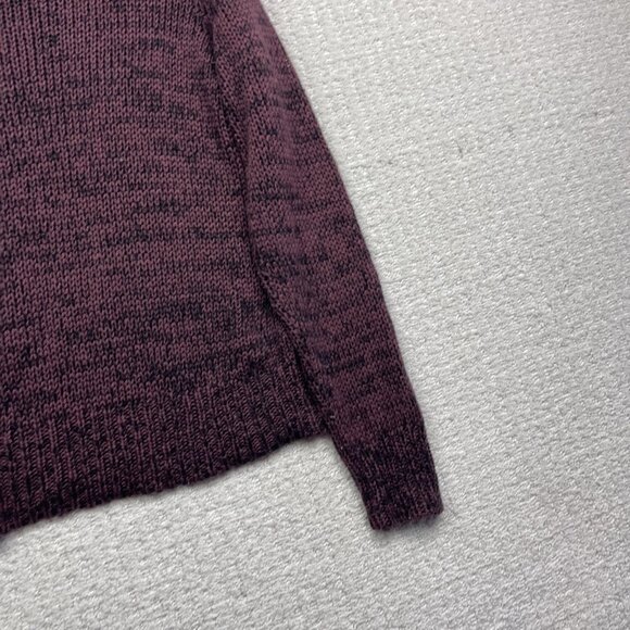 JDY Jacqueline De young Crochet knitted long sleeve Wine Red Jumper Women Sz M - Picture 13 of 14